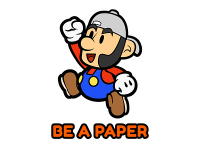 Me like Mario Paaper adobe illustrator design fiverr fiverrs illustration nintendo vector videogame videogames