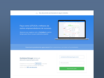 Minimal Landing Page