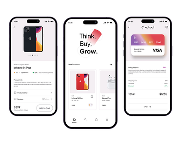 Mobile Ecommerce UI (R)