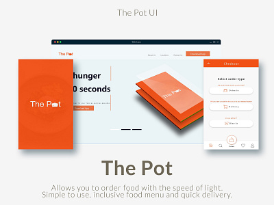 The Pot Ui design mobile app product design ui ux uxdesign webdesign