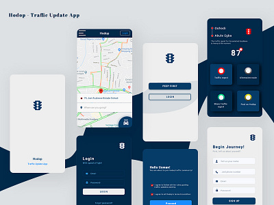 Hodop Traffic app app design mobile app product design traffic app traffic light ui ux uxdesign