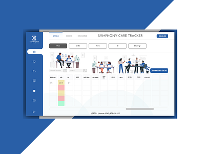 Care Tracker value counter dashbaord artission branding dashboad dashboard design dashboard ui design illustration logo typography ui web portal web ui ux website