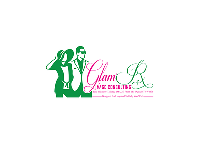 glamR app artission bold branding creative design illustration letter logo palattecorner typography