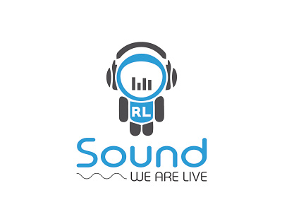 Rl Sounds animation artission branding creative design good illustration lettermark logo palattecorner sumesh typography