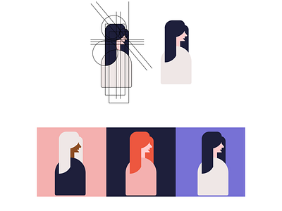 People face concepts And ideas animation app artission bold branding creative design flat good icon illustration inspiration letter lettermark logo palattecorner sumesh typography ux vector