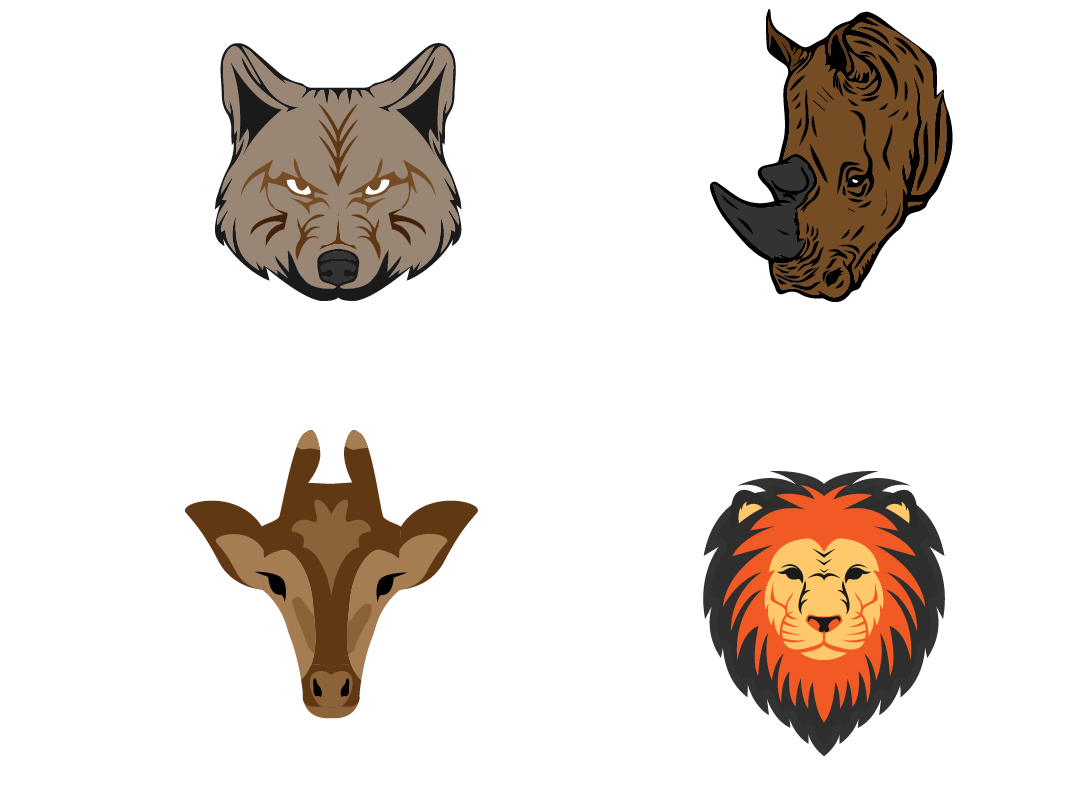 Animal Faces illustration icons by Romis Riyool - Raza on Dribbble