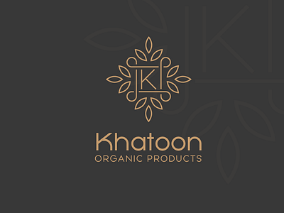 Khatoon Organic Products 01 animation app artission bold branding creative design flat good icon illustration inspiration letter lettermark logo palattecorner sumesh typography ux vector