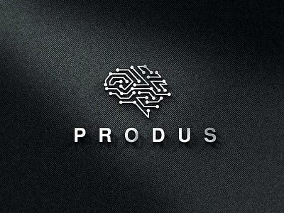 Produs a logo for smart company animation app artission bold branding creative design flat good icon illustration inspiration letter lettermark logo palattecorner sumesh typography ux vector