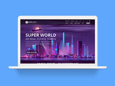 web design for super world artission bold branding creative design flat good icon illustration lettering logo palattecorner typography ui ux vector web web design website website design