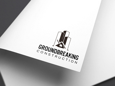 Branding Groundbreaking bold branding creative design good icon illustration logo palattecorner typography vector