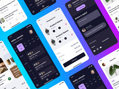 Design system component sidebar and table by John MacMenamin on Dribbble