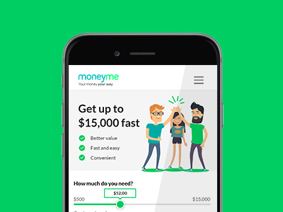 Moneyme UXUI Design by Yione Xue on Dribbble