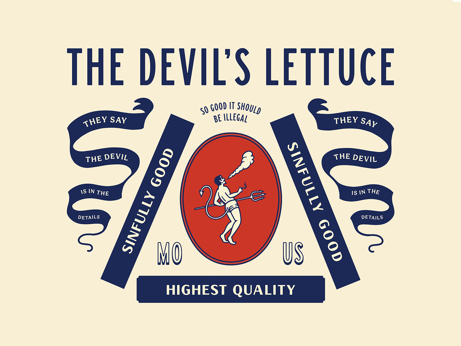 The Devil's Lettuce by Ben Kocinski on Dribbble