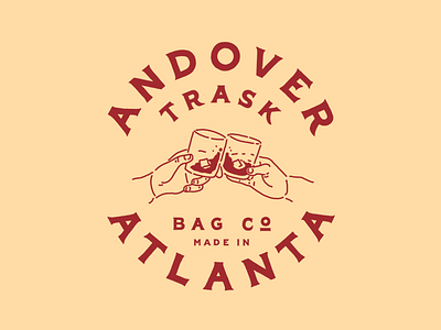 Andover Trask andover trask atlanta bag bags bourbon cheers drinking hand drawn hand drawn type lettering mark type