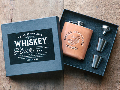 Loyal Stricklin Whiskey Flask