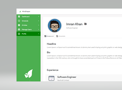 Social Profile Page angularjs design profile page uidesign webdesign