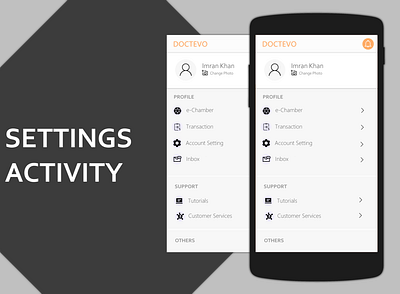 Android Settings Activity Page Design activity android app android app design app app design design mobile ui mockup mockup design settings ui ui ui design uidesign