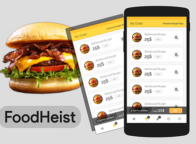 Food Order App Design android android app design app app design cart cartdesign design food food and drink food app foodie mockup order ui ui design uidesign