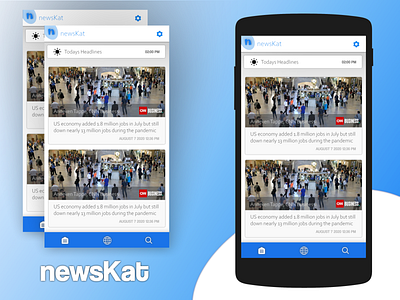 News App Design [newsKat] android android app android app design app app design design material design material ui materialdesign mobile ui mockup news app newsfeed ui ui design uidesign uiux