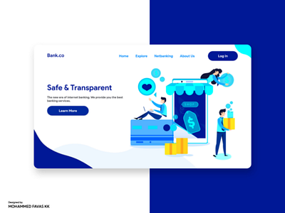 Bank Landing Page