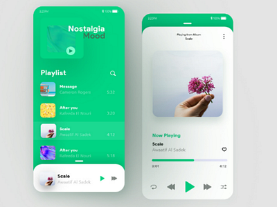 Music Player UI clean minimal music music player play playlist shot ui ui design ux