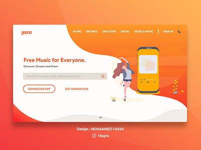 Music Landing Page | UI Design