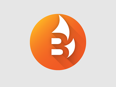 Bonfire Android Icon android bonfire flame google material material design music orange