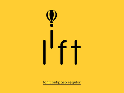 LIFT design illustrator logo logodesign