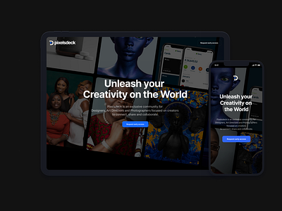 Pixelsdeck landing page