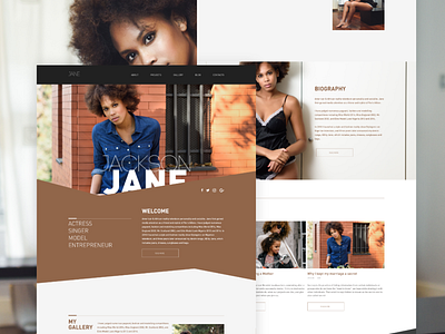 Jackson Jane Personal Website personal website portfolio website