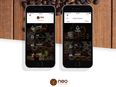 Coffee App app concept coffee coffee app
