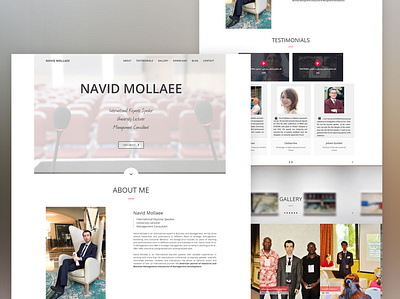 Personal Website Design minimal personal ui ui design ux ux design webdesign