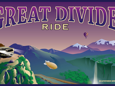 Great Divide Adventure Illustration