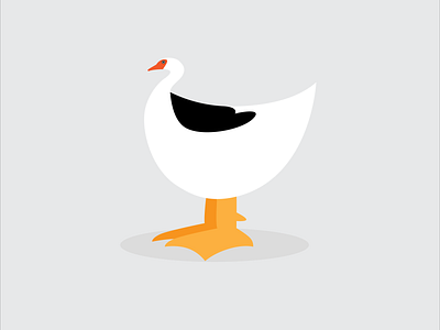 Menthok Bird Flat Illustration animal branding design graphic design illustration logo simple vector