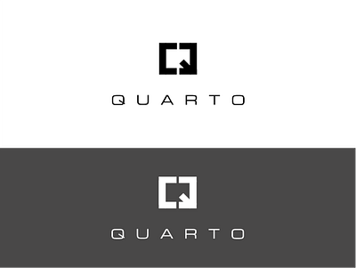 Quarto Logo Concept branding logo minimal