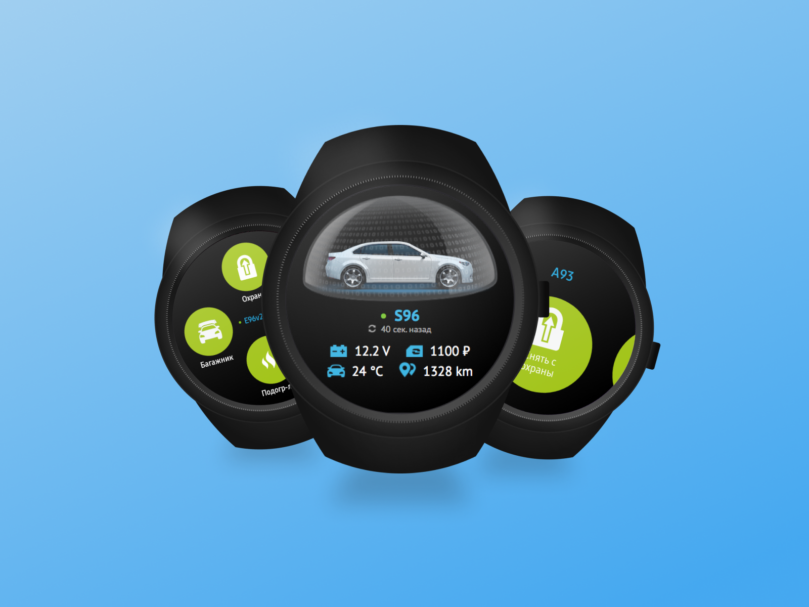 Smart Watch App by Andrey Ashikov on Dribbble