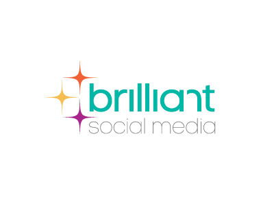 Brilliant Logo branding brilliant design logo social media sparkle