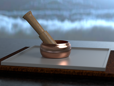 Singing Bowl 3d 4d animation arnold render behance branding c4d cinema cinema 4d design digital art dribbble dribbble best shot graphic design illustration logo motion graphics photoshop product design ui