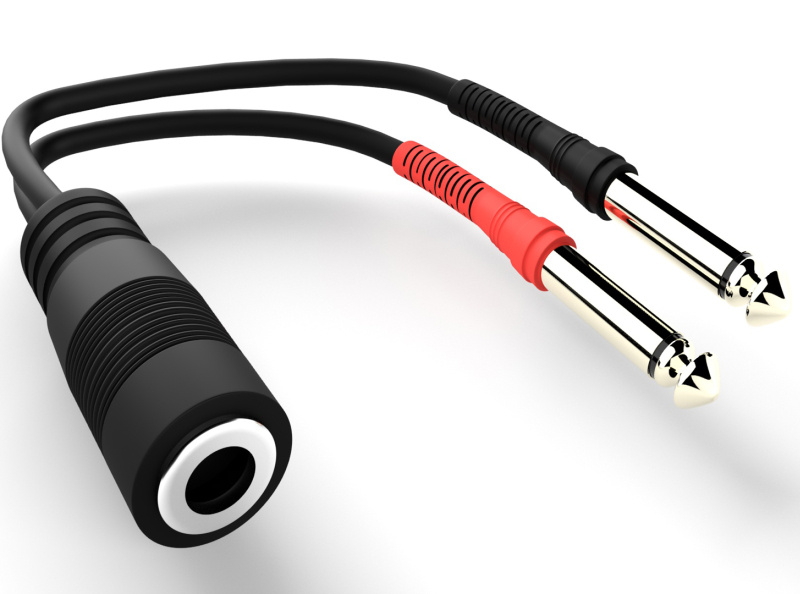 Headphone jack to stereo jacks by M. on Dribbble