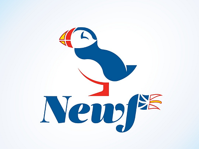 Newf Logo design graphic design logo logo design newf newfoundland nfld puffin