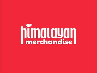 Himalayan Merchandise branding design flat icon illustration logo typography