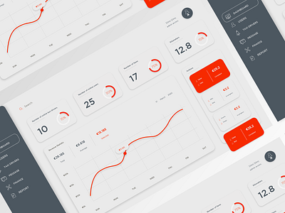 Admin panel | Taxi app adobe xd app hellodribbble typography ui ux web web design