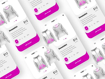 magicshop app dailyui design hellodribbble sketchapp ui ux vector