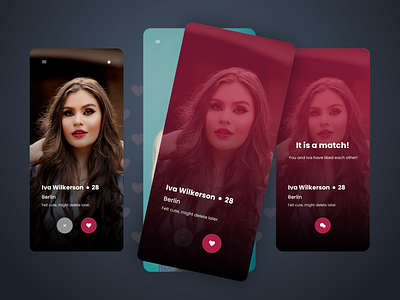 Valentine's day app dailyui design ui valentine day