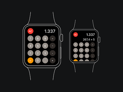 Apple Watch UI