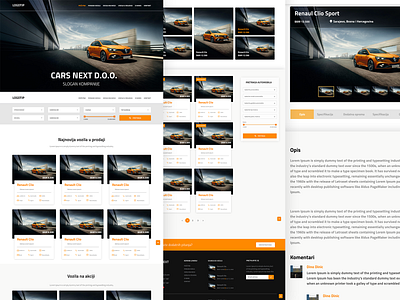 Car dealer website design design agency interface landing page ui user interface web web design website design