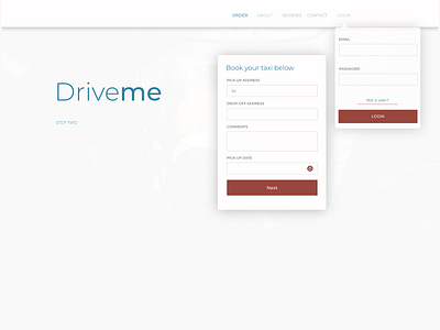 Driveme landing page desktop app landing page uidesign web design