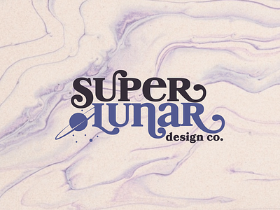 superlunar design co. branding design illustration illustrator logo