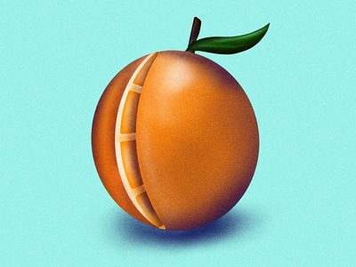 Orange You Glad? digital drawing fruit ipad ipadpencil ipadpro orange procreate