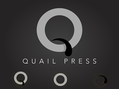 Quail Press Monogram Logo branding daily logo challenge dailylogo dailylogochallenge design logo logo design monogram monogram logo q logo
